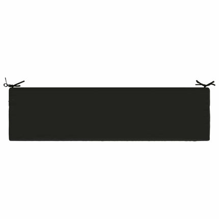 Bänk Kuddar SOEST 2 st 100% Polyester Svart 150 x 40 x 5 cm