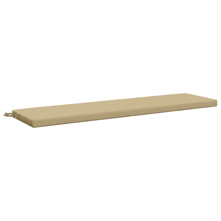 Bänk Kuddar SOEST 2 st 100% Polyester Beige 160 x 40 x 5 cm