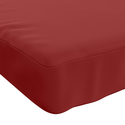 Bänk Kuddar SOEST 2 st 100% Polyester Vinröd 160 x 40 x 5 cm