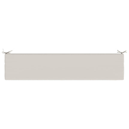 Bänk Kuddar SOEST 2 st 100% Polyester Vit 170 x 40 x 5 cm