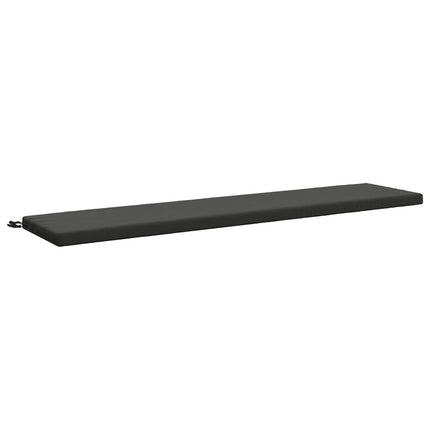 Bänk Kuddar SOEST 2 st 100% Polyester Antracit 170 x 40 x 5 cm