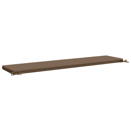 Bänk Kuddar SOEST 2 st 100% Polyester Taupe 180 x 40 x 5 cm