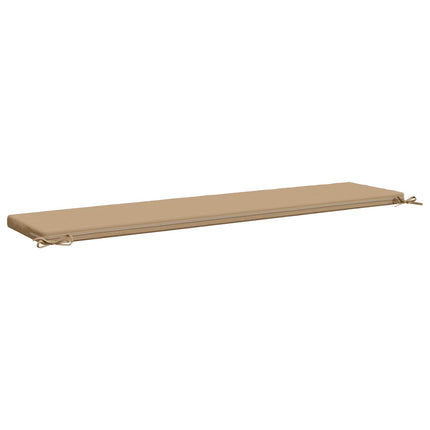 Bänk Kuddar SOEST 2 st 100% Polyester Sand 180 x 40 x 5 cm