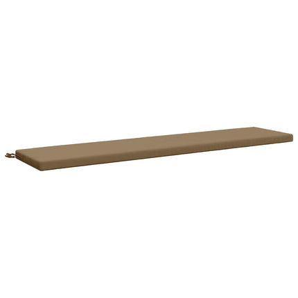 Bänk Kuddar SOEST 2 st 100% Polyester Taupe 180 x 40 x 5 cm
