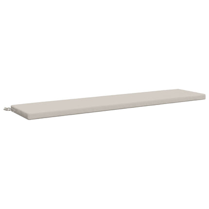 Bänk Kuddar SOEST 2 st 100% Polyester Vit 200 x 40 x 5 cm