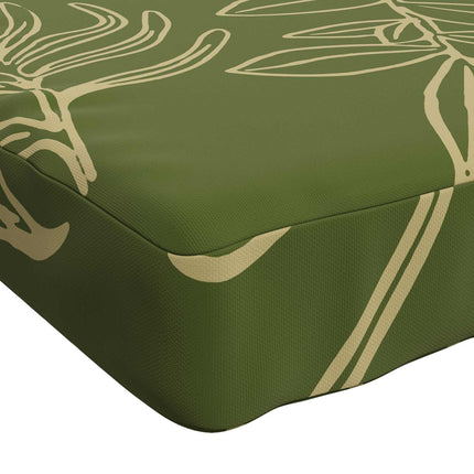 Bänk Kuddar SOEST 2 st 100% Polyester Bladdesign