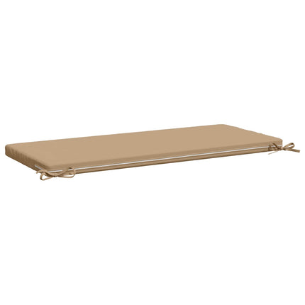 Bänk Kuddar SOEST 2 st 100% Polyester Sand 110 x 50 x 5 cm