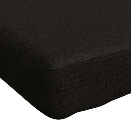Bänk Kuddar SOEST 2 st 100% Polyester Svart 110 x 50 x 5 cm