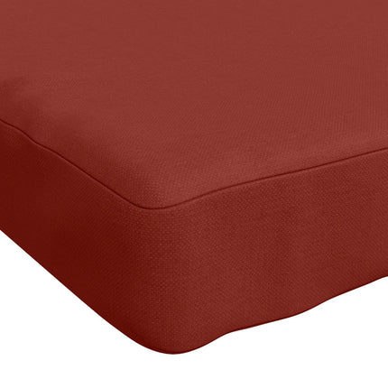 Bänk Kuddar SOEST 2 st 100% Polyester Röd 110 x 50 x 5 cm