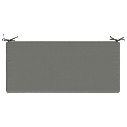 Bänk Kuddar SOEST 2 st 100% Polyester Grå 110 x 50 x 5 cm
