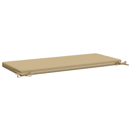 Bänk Kuddar SOEST 2 st 100% Polyester Beige 110 x 50 x 5 cm