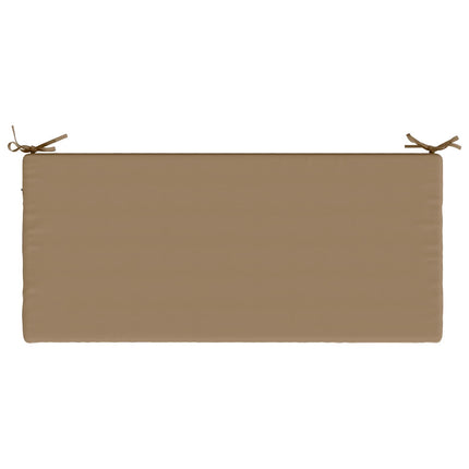 Bänk Kuddar SOEST 2 st 100% Polyester Taupe 110 x 50 x 5 cm