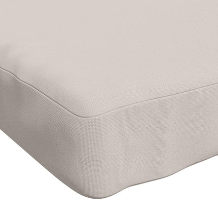 Bänk Kuddar SOEST 2 st 100% Polyester Vit 120 x 50 x 5 cm