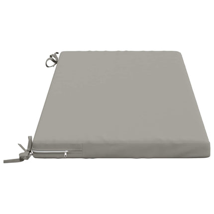 Bänk kudde SOEST 100% Polyester Grå 120 x 50 x 5 cm