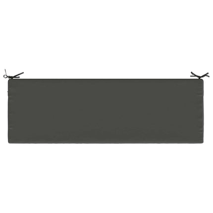 Bänk Kuddar SOEST 2 st 100% Polyester Antracit 140 x 50 x 5 cm