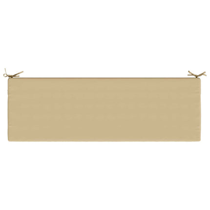 Bänk Kuddar SOEST 2 st 100% Polyester Beige 150 x 50 x 5 cm