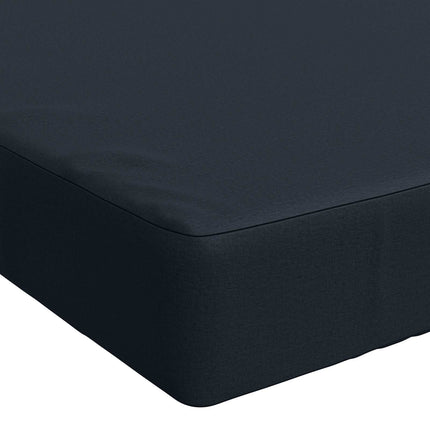 Bänk Kuddar SOEST 2 st 100% Polyester Mörkblå 60 x 40 x 8 cm