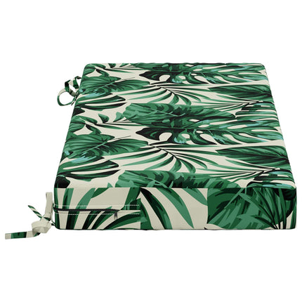 Bänk Kuddar SOEST 2 st 100% Polyester Bladmönster
