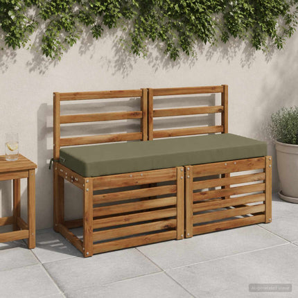 Bänk kudde SOEST 100% Polyester Olivgrön 110 x 40 x 8 cm