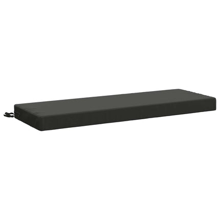 Bänk Kuddar SOEST 2 st 100% Polyester Antracit 100 x 40 x 8 cm