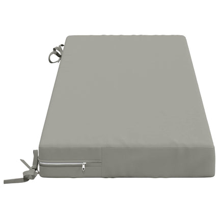 Bänk Kuddar SOEST 2 st 100% Polyester Grå 100 x 40 x 8 cm