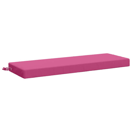 Bänk Kuddar SOEST 2 st 100% Polyester Rosa 120 x 40 x 8 cm