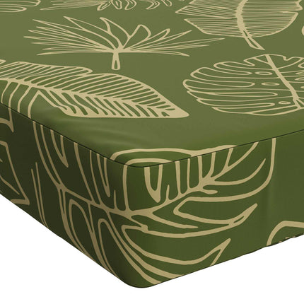 Bänk Kuddar SOEST 2 st 100% Polyester Bladdesign