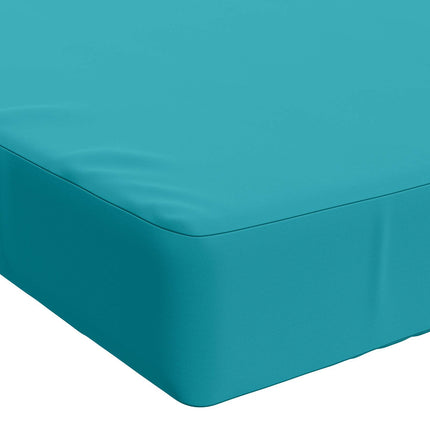 Bänk Kuddar SOEST 2 st 100% Polyester Turkos 150 x 40 x 8 cm