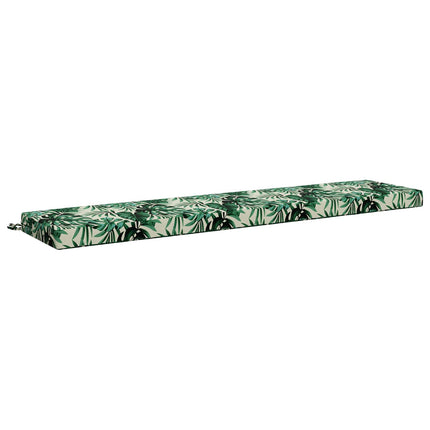 Bänk Kuddar SOEST 2 st 100% Polyester Bladmönster
