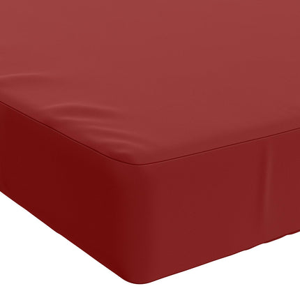 Bänk kudde SOEST 100% Polyester Vinröd 110 x 50 x 8 cm
