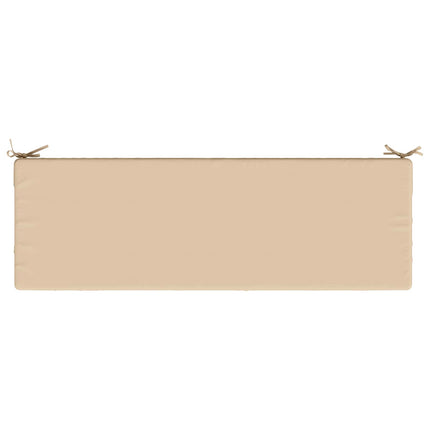 Bänk Kuddar SOEST 2 st 100% Polyester Gräddvit 150 x 50 x 8 cm