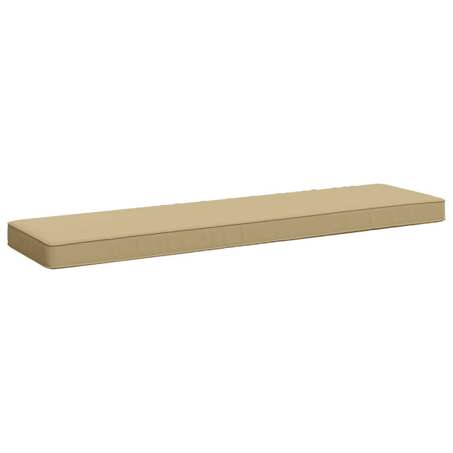 1-delad Bänk Kudde VUGHT 100% Polyester Beige 120 x 30 x 5 cm