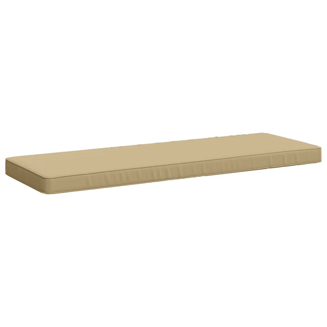 1-delad Bänk Kudde VUGHT 100% Polyester Beige 120 x 40 x 5 cm