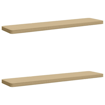 2-delade Bänk Kuddar VUGHT 2 st 100% Polyester Beige