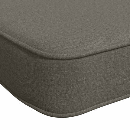 1-delad Bänk Kudde VUGHT 100% Polyester Grå 200 x 40 x 5 cm