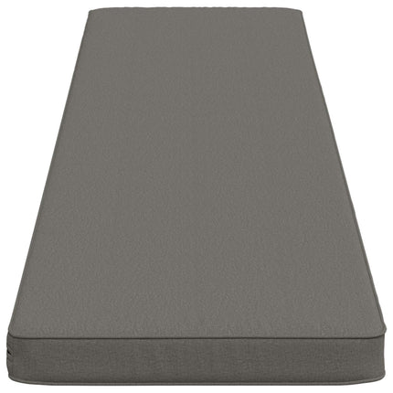 1-delad Bänk Kudde VUGHT 100% Polyester Grå 200 x 40 x 5 cm