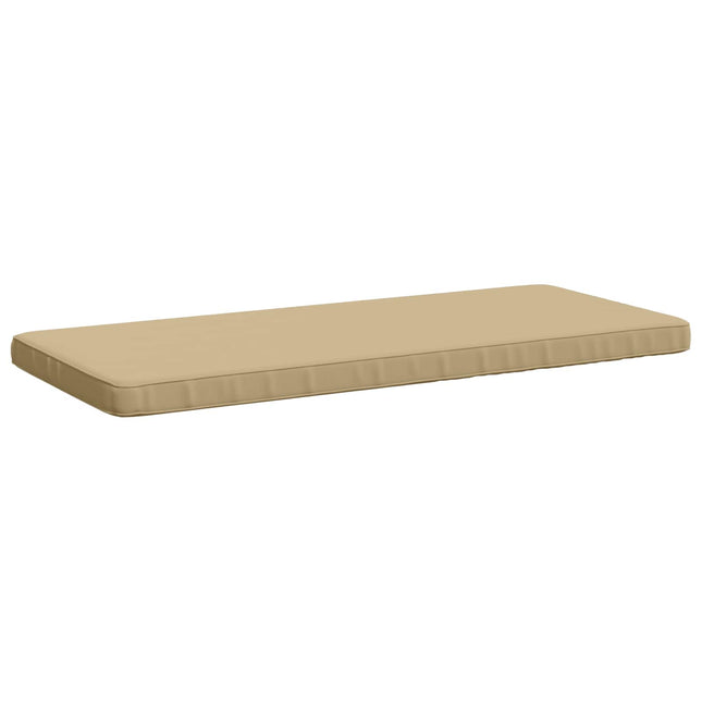 1-delad Bänk Kudde VUGHT 100% Polyester Beige 120 x 50 x 5 cm