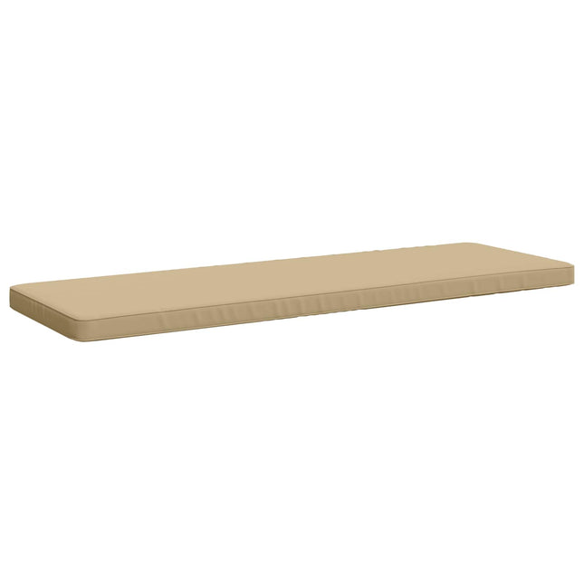 1-delad Bänk Kudde VUGHT 100% Polyester Beige 150 x 50 x 5 cm