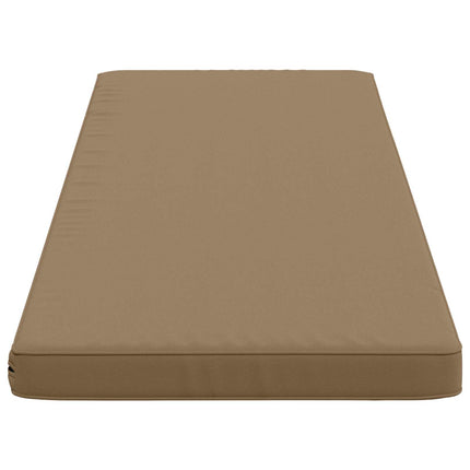 2-delade Bänk Kuddar VUGHT 2 st 100% Polyester Taupe