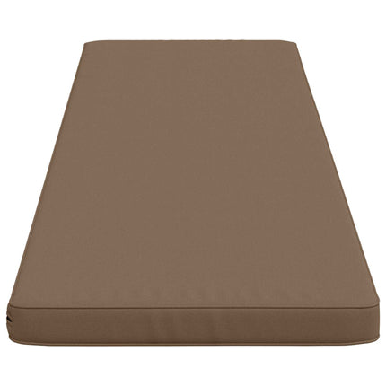2-delade Bänk Kuddar VUGHT 2 st 100% Polyester Taupe