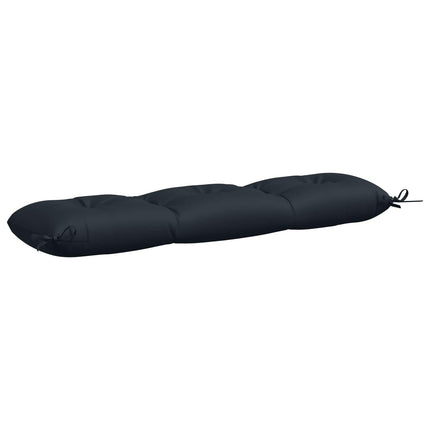 Bänk Kuddar VIANEN 2 st 100% Polyester Mörkblå 120 x 30 x 12 cm
