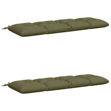 Bänk Kuddar VIANEN 2 st 100% Polyester Olivgrön