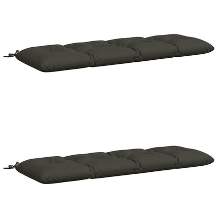 Bänk Kuddar VIANEN 2 st 100% Polyester Antracit
