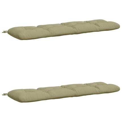 Bänk Kuddar VIANEN 2 st 100% Polyester Ljusgrön