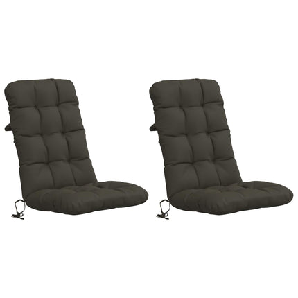 2-delade Höga Ryggstolsdynor VIANEN 2 pcs 100% Polyester