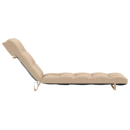 Solstol Kudde VIANEN 100% Polyester Gräddvit 200 x 55 x 8 cm