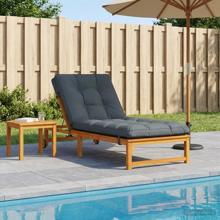 Solstol Kudde VIANEN 100% Polyester Blå 200 x 80 x 8 cm