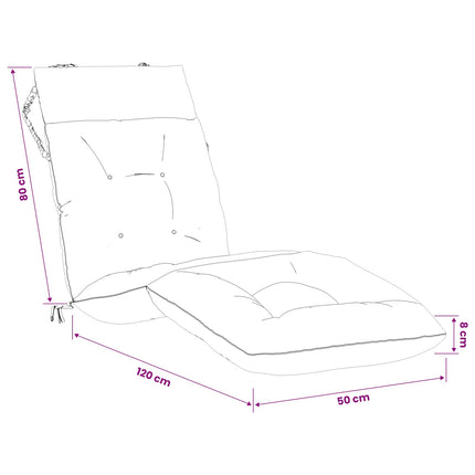 Solstol Kudde VIANEN 100% Polyester Sand 200 x 50 x 8 cm