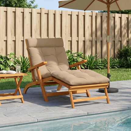 Solstol Kudde VIANEN 100% Polyester Sand 200 x 70 x 8 cm