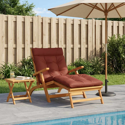 Solstol Kudde VIANEN 100% Polyester Röd 200 x 70 x 8 cm